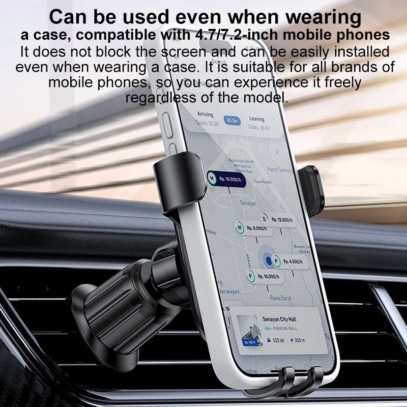 Yesido C247 Air Vent Gravity Car Holder(Black)