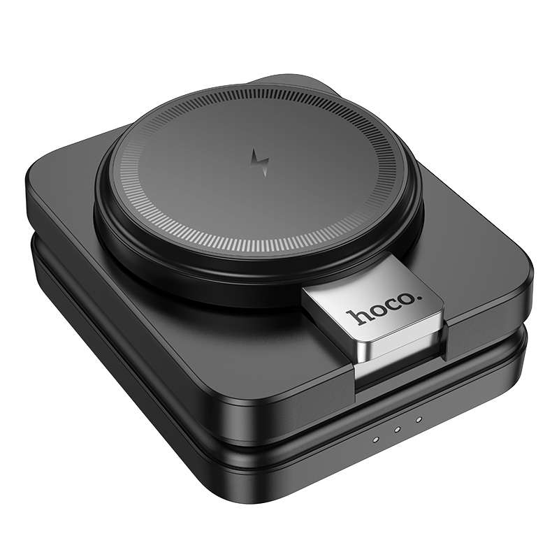 hoco CQ11 Ingenious 3 in 1 Folding Magnetic Wireless Charging(Black)