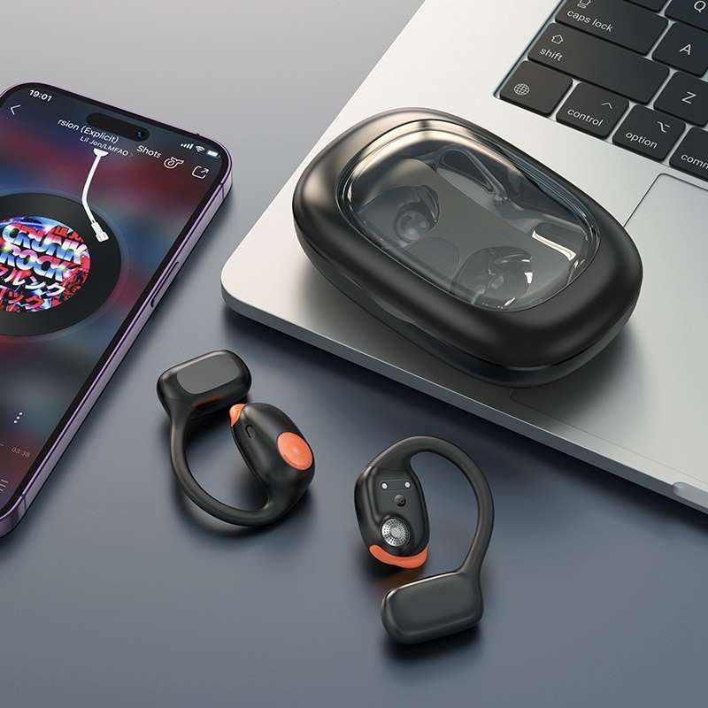 hoco EA1 Spectrum Earhook True Wireless Bluetooth 5.3 Earphones(Grey)