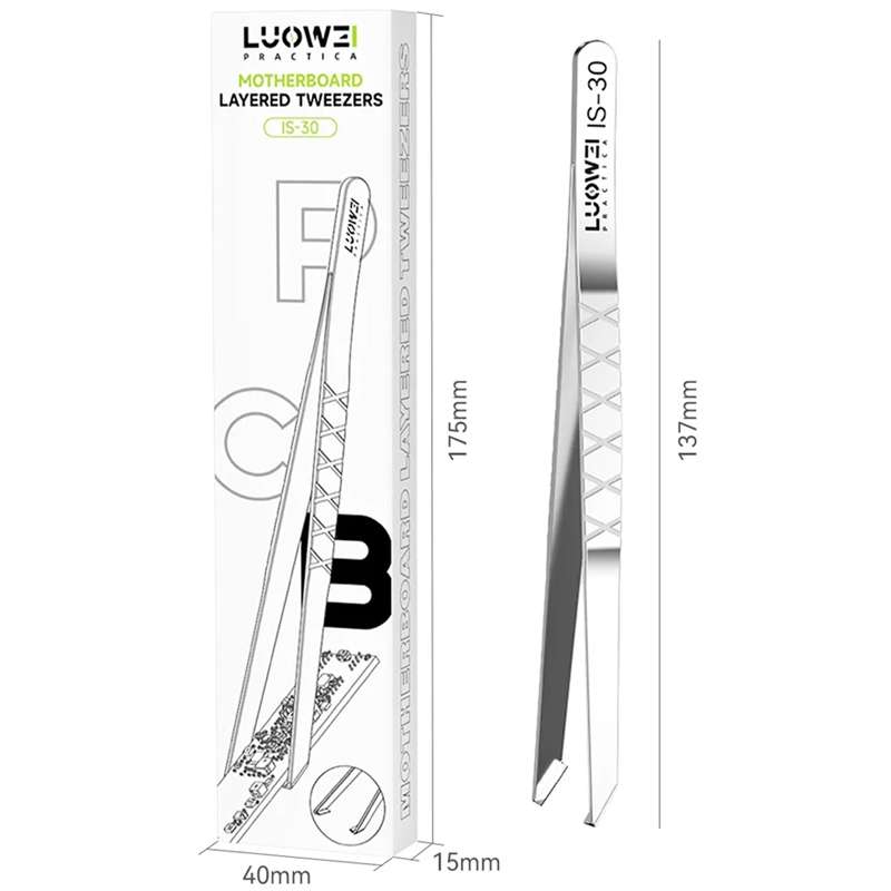 Luowei IS-20 High Precision Flying Line Tin Planting Tweezers
