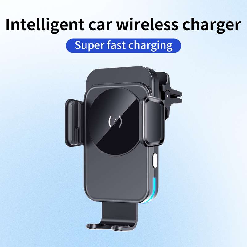 M7 Intelligent Sensing Fast Wireless Charging Car Holder(Black)