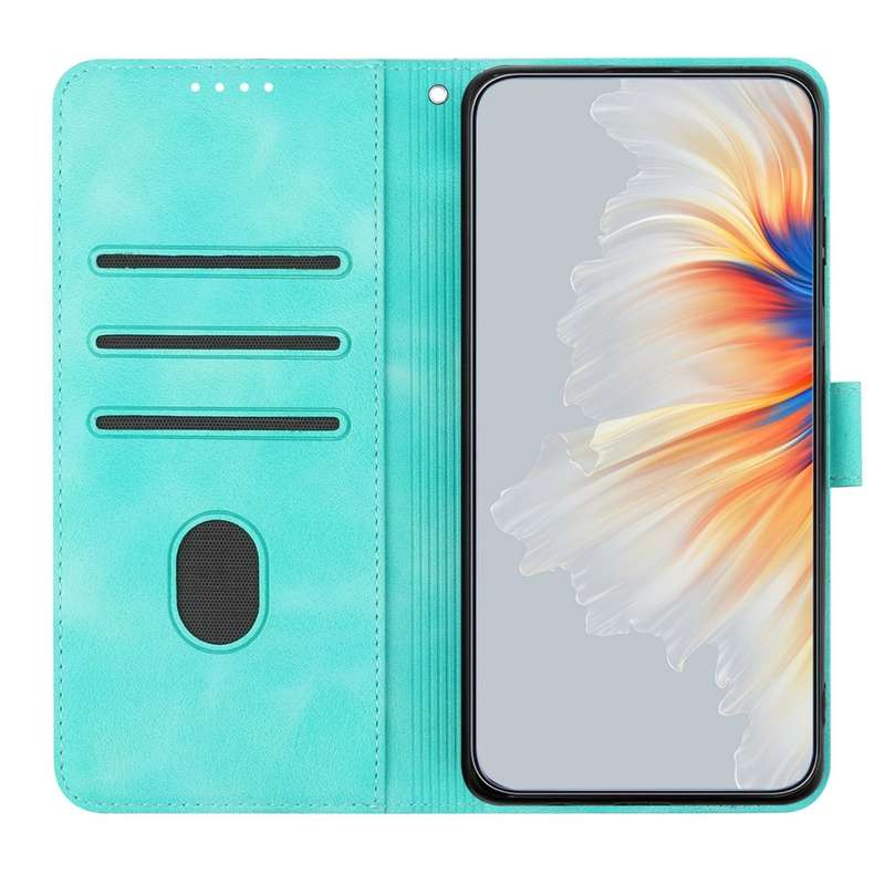 For Redmi Note 14 Pro 5G Heart Pattern Skin Feel Leather Phone Case(Red)