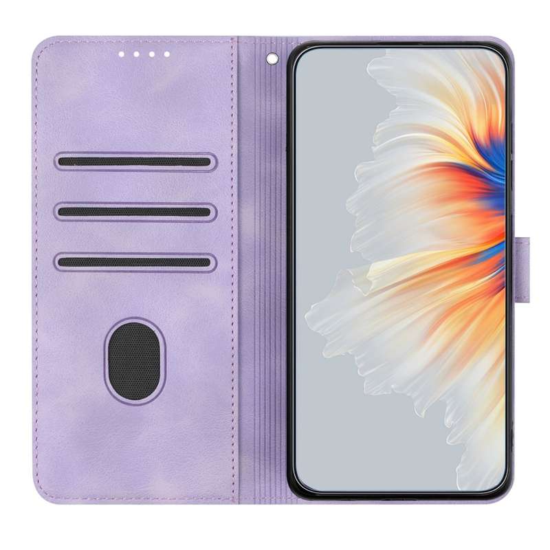 For Redmi Note 14 Pro+ 5G Heart Pattern Skin Feel Leather Phone Case(Red)