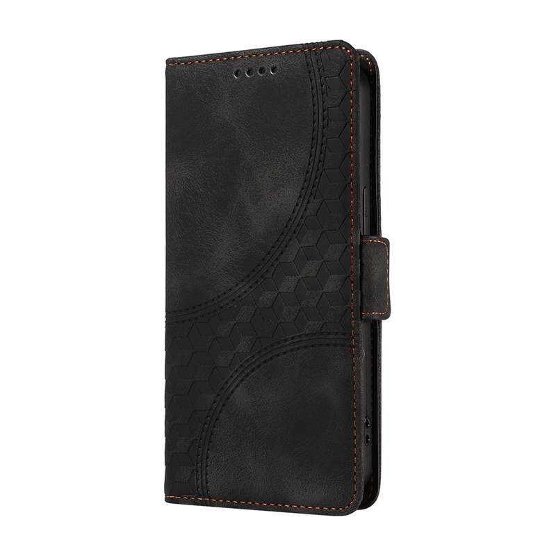 For Redmi Note 14 5G Embossed Rhombus Starry Leather Phone Case(Green)