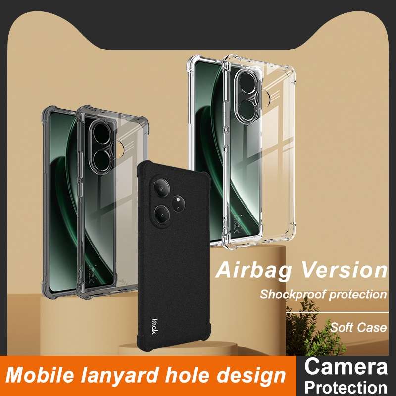 For Realme GT Neo6 5G imak Shockproof Airbag TPU Phone Case(Transparent)