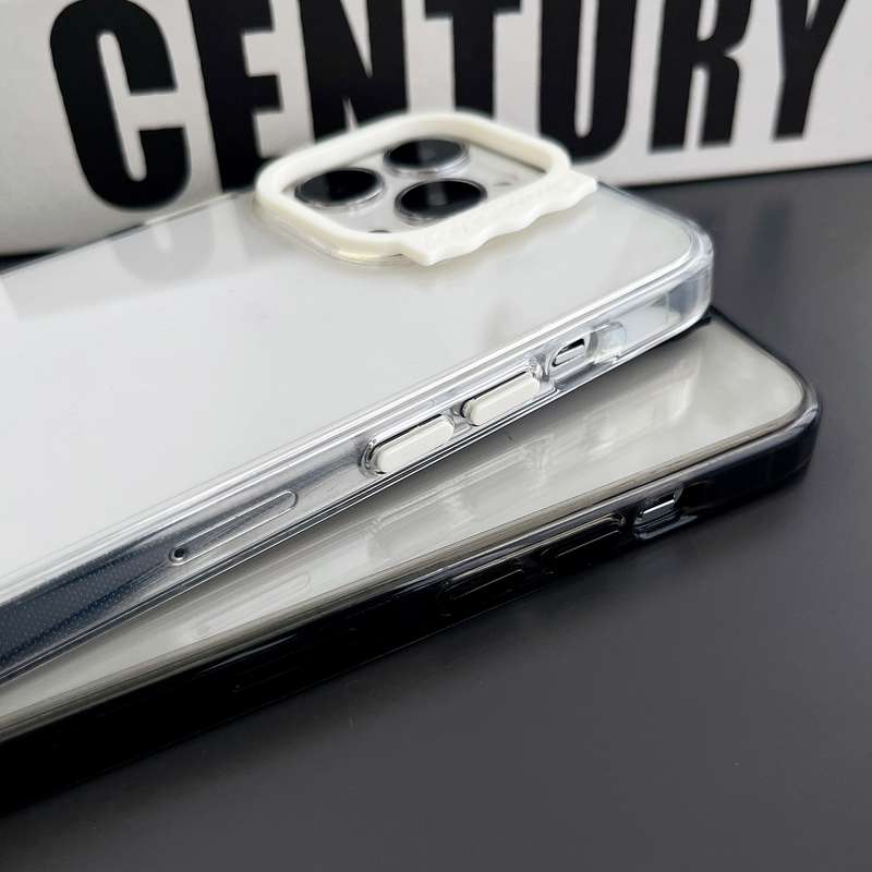 For iPhone 13 Colorful Wavy Circle PC Hybrid TPU Phone Case(Orange)