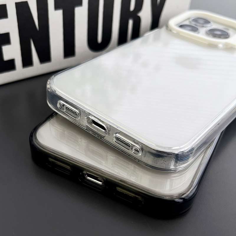 For iPhone 13 Colorful Wavy Circle PC Hybrid TPU Phone Case(Orange)