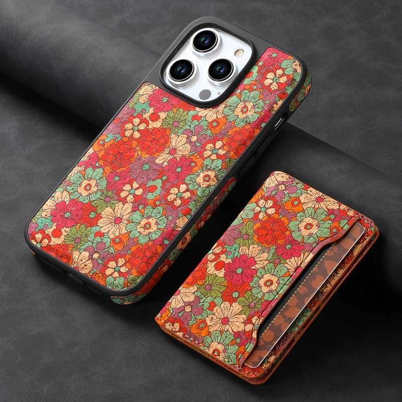For iPhone 15 Plus MagSafe Detachable Card Slot Holder Phone Case(Red)