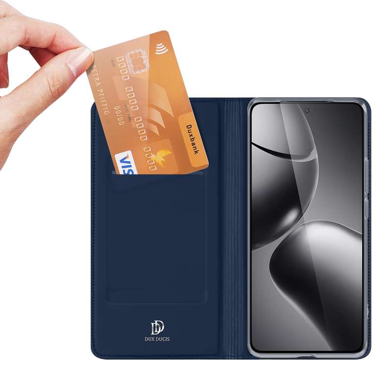 For Xiaomi 14T DUX DUCIS Skin Pro Series Flip Leather Phone Case(Black)
