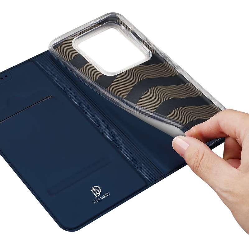 For Xiaomi 14T DUX DUCIS Skin Pro Series Flip Leather Phone Case(Black)