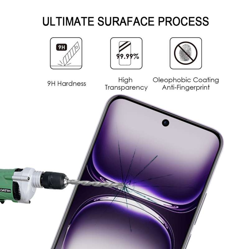 For OPPO Reno12 Pro Global 25pcs Full Glue 9H HD 3D Curved Edge Tempered Glass Film(Black)