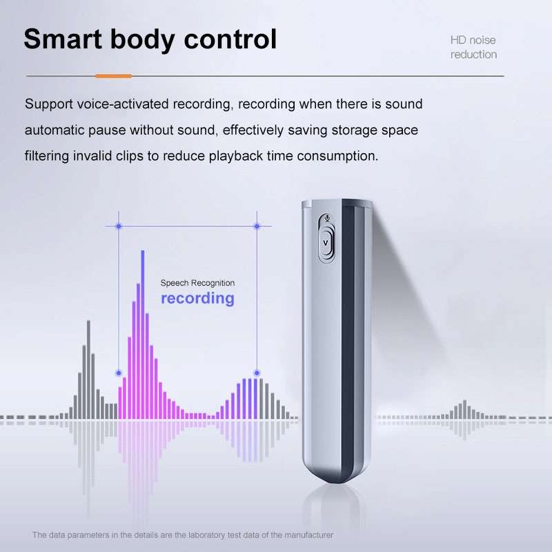 JNN Q72 HD Noise Reduction Long Standby Smart Voice Recorder Recording Device, Capacity:32GB (Black)