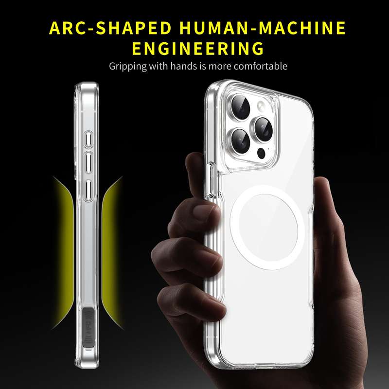 For iPhone 13 Pro Max MagSafe Acrylic + TPU Transparent Phone Case