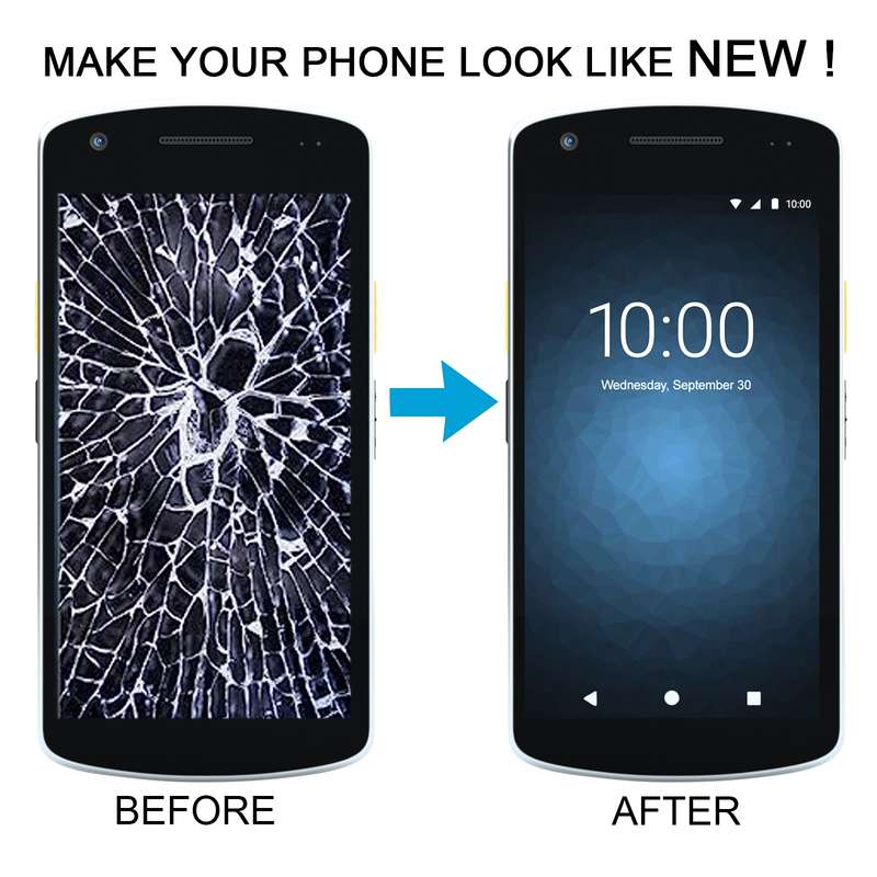 For Zebra EC50 Original LCD Screen With Digitizer Full Assembly
