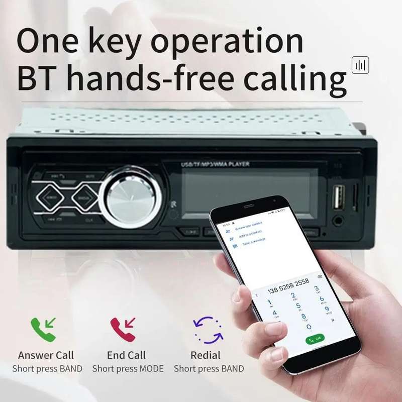 HD-1785 Car MP3 Player Support Bluetooth / USB Card / FM Radio