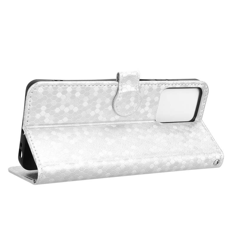 For HMD Pulse Pro / Pulse / Pulse+ Honeycomb Dot Texture Leather Phone Case(Silver)