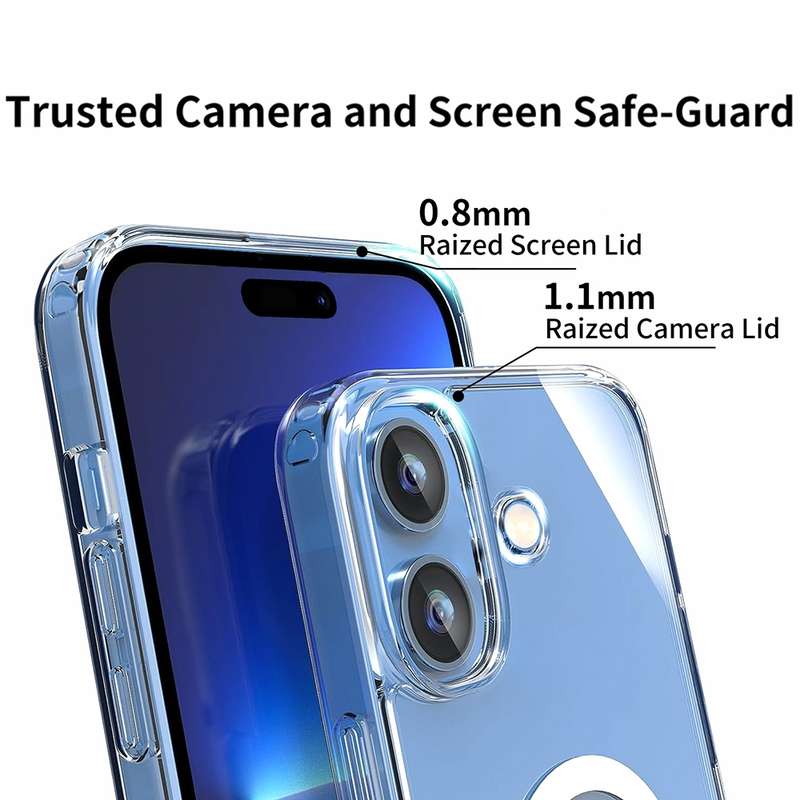For iPhone 15 Pro Max ViLi MAG-C Series MagSafe Magnetic PC + TPU Phone Case(Transparent)