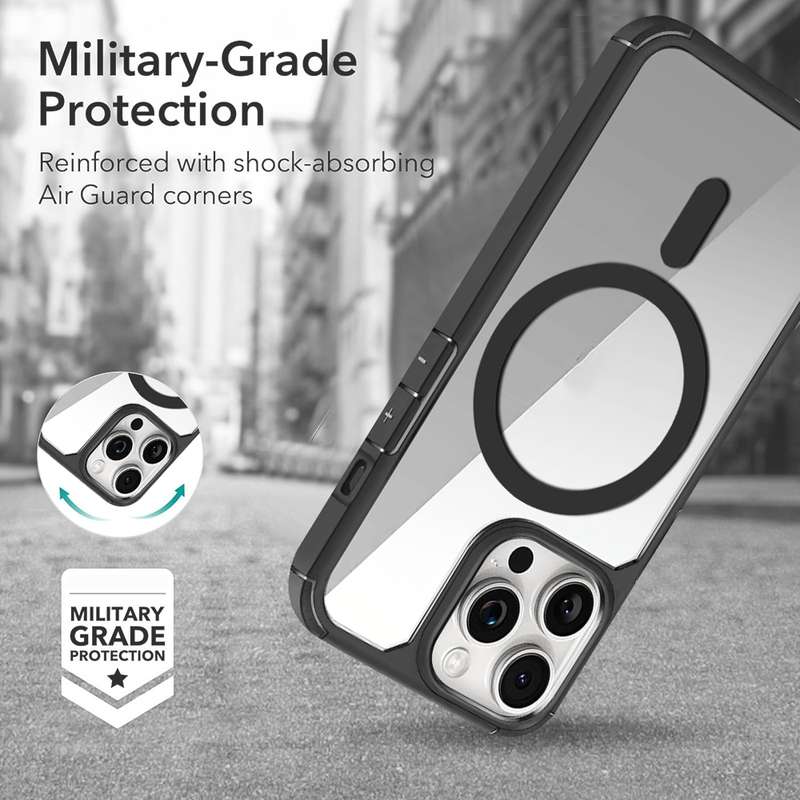 For iPhone 13 Pro MagSafe Acrylic Hybrid TPU Phone Case(Purple)