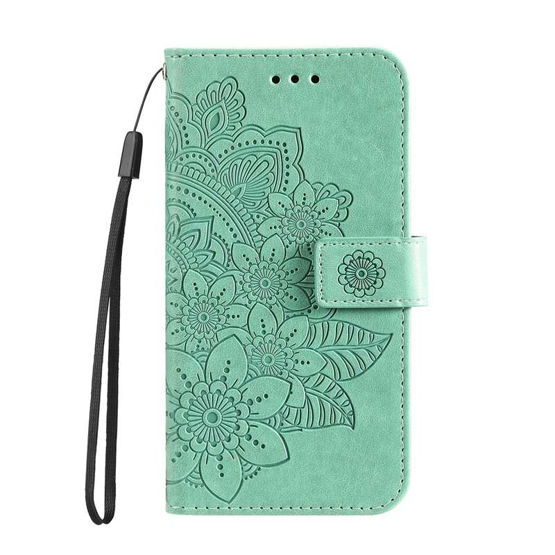 For Redmi Note 14 Pro 5G / Note 14 Pro+ 5G Seven-petal Flowers Embossing Leather Phone Case(Light Pu