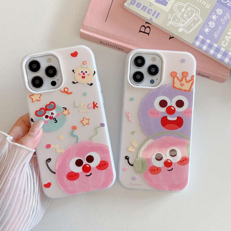 For iPhone 15 Jelly 2 in 1 TPU Hybrid PC Phone Case(Crown Monster)