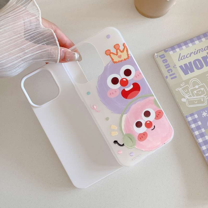 For iPhone 15 Jelly 2 in 1 TPU Hybrid PC Phone Case(Crown Monster)