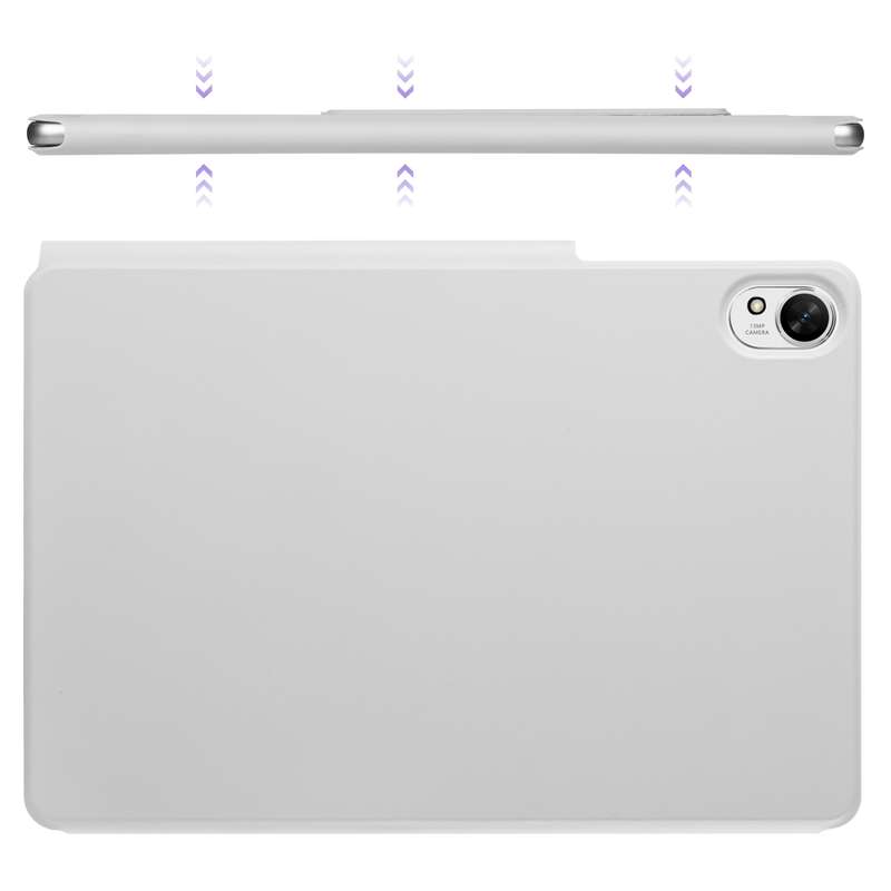 For Huawei MatePad 11.5 / 11.5S Fixed Buckle Magnetic Deformation Leather Tablet Case(Grey)