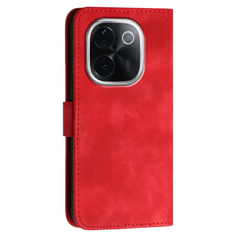 For vivo iQOO Z9s Pro / T3 Pro 5G India YX0080 Grid Butterfly Embossed Pattern Flip Leather Phone Ca