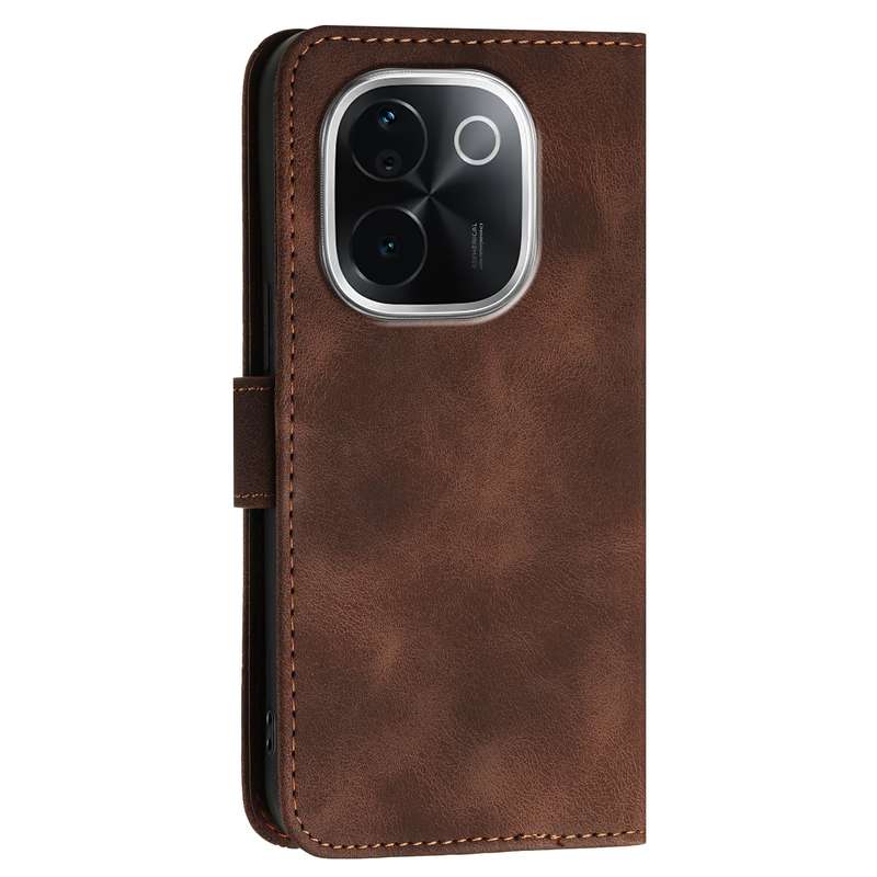 For vivo iQOO Z9s Pro / T3 Pro 5G India YX0080 Grid Butterfly Embossed Pattern Flip Leather Phone Ca