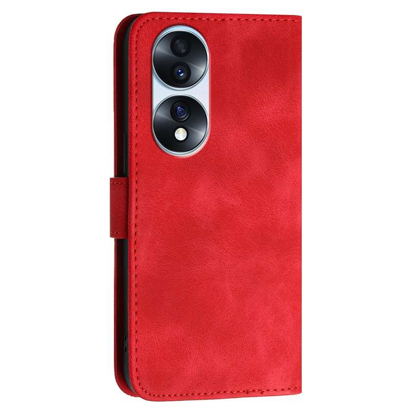 For Honor 70 Pro / 70 Pro+ YX0080 Grid Butterfly Embossed Pattern Flip Leather Phone Case with