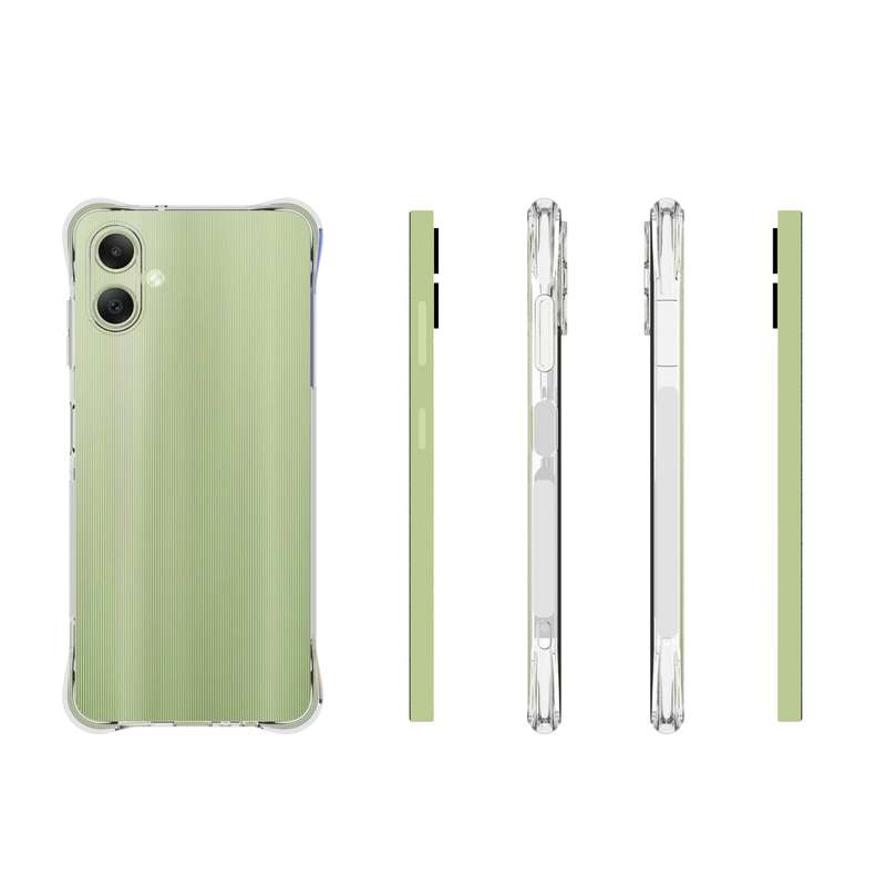 For Samsung Galaxy A06 4G Shockproof Non-slip Thickening TPU Phone Case(Transparent)