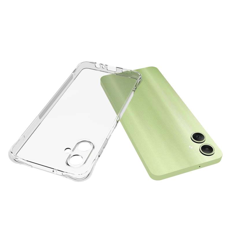 For Samsung Galaxy A06 4G Shockproof Non-slip Thickening TPU Phone Case(Transparent)