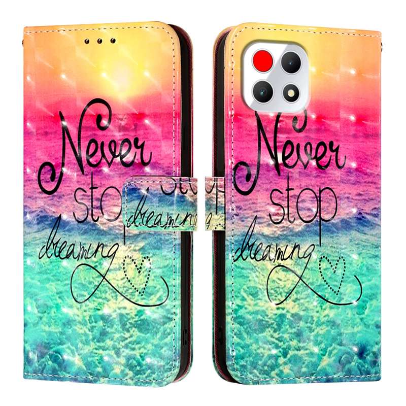 For T-Mobile REVVL 7 3D Painting Horizontal Flip Leather Phone Case(Chasing Dreams)