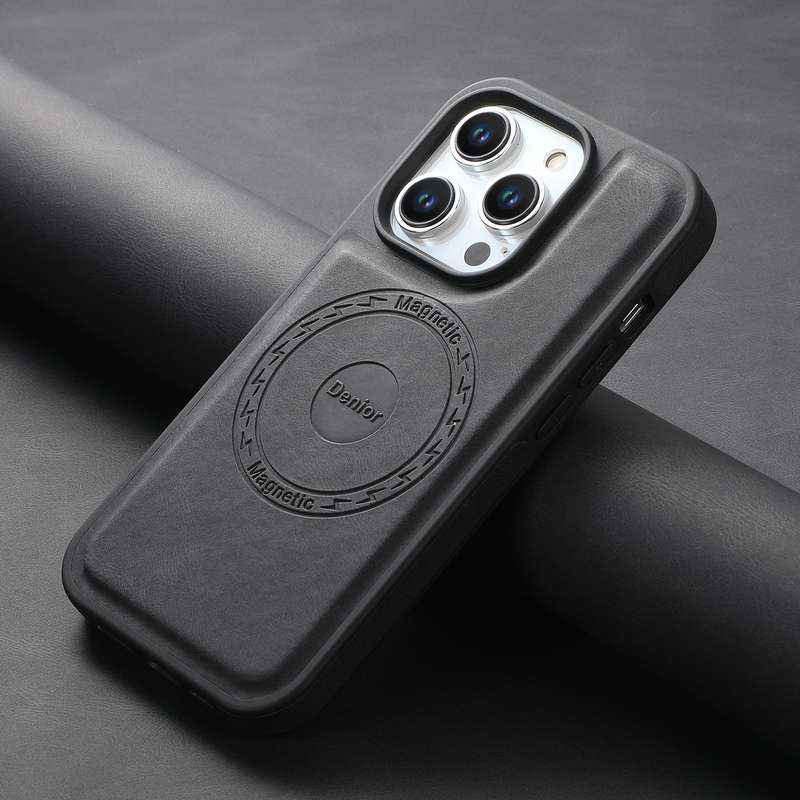 For iPhone 14 Pro Denior A13 Skin Feel MagSafe Phone Case(Black)