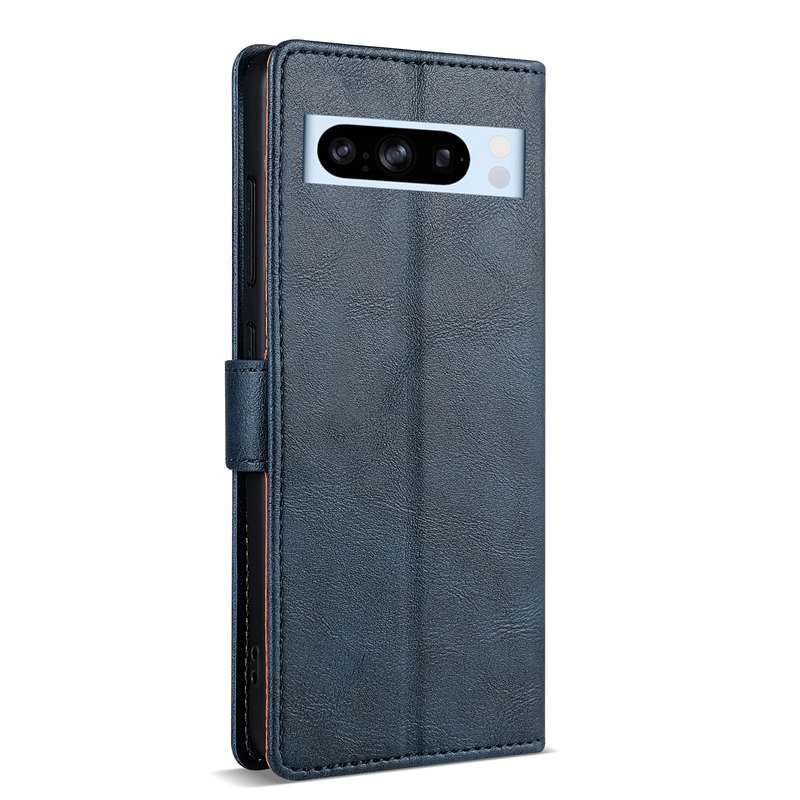 For Google Pixel 8 Pro N.BEKUS CSJ-P1 Solid Color Leather Phone Case(Blue)