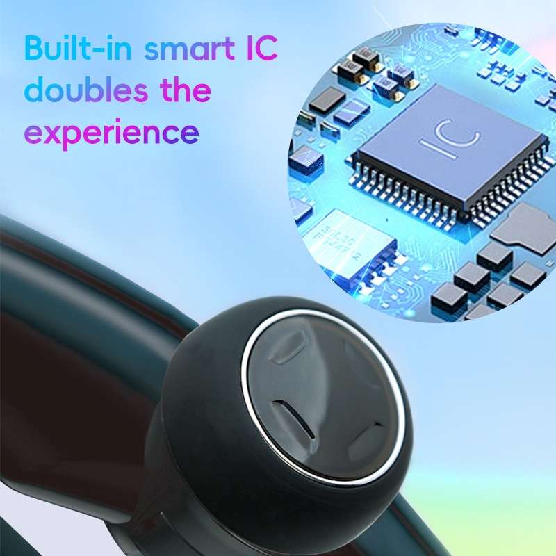 3R-2255 Car Steering Wheel Booster Ball Car Steering Wheel Turning Aid with Light(Black)