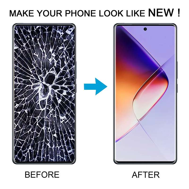 For Infinix Note 40 4G X6853 Original AMOLED LCD Screen with Digitizer Full Assembly
