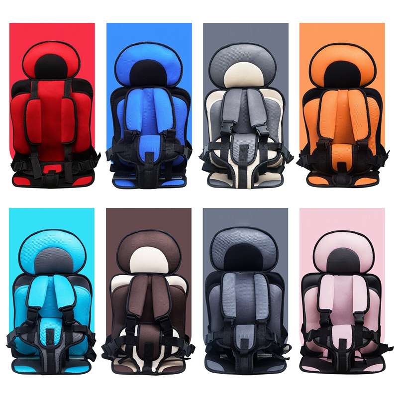 Car Portable Children Safety Seat, Size:50 x 33 x 21cm (For 0-5 Years Old)(Red + Black)