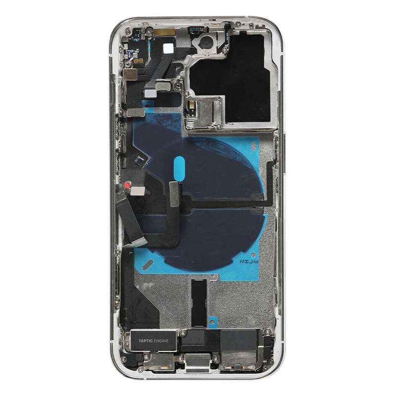 For iPhone 14 Pro Battery Back Cover Assembly, Version:China Version(Silver)