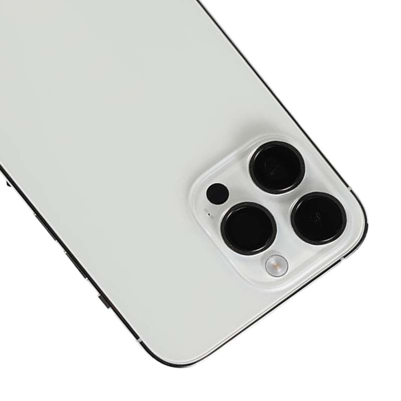For iPhone 14 Pro Max Battery Back Cover Assembly, Version:US Version(Silver)
