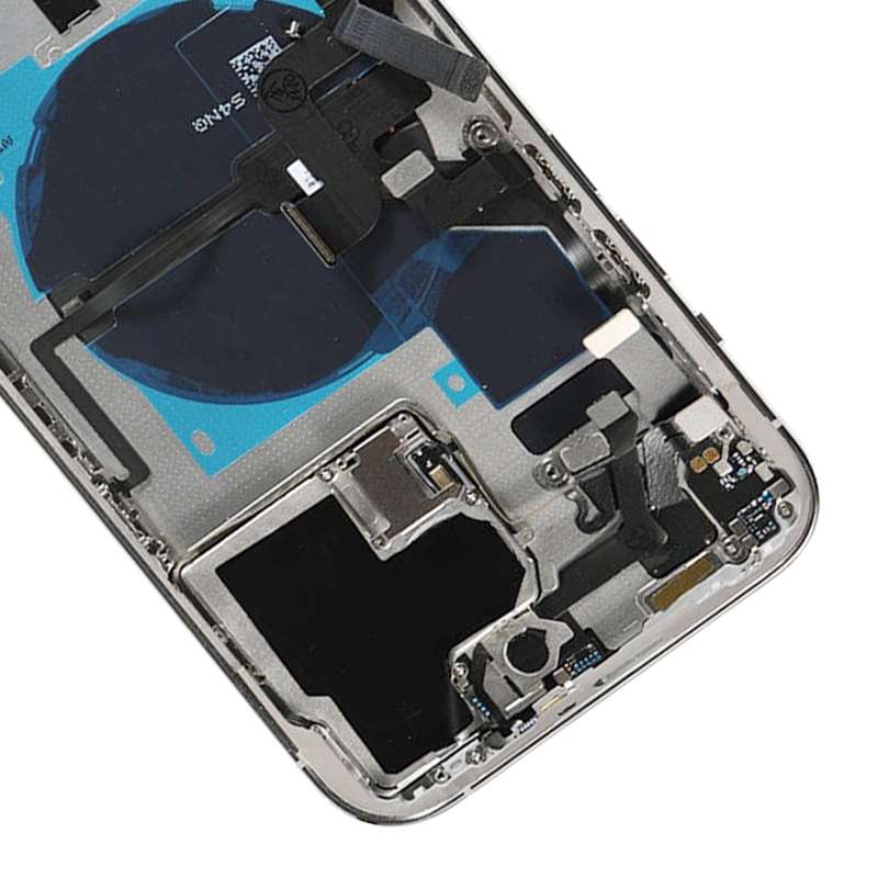 For iPhone 14 Pro Max Battery Back Cover Assembly, Version:US Version(Silver)