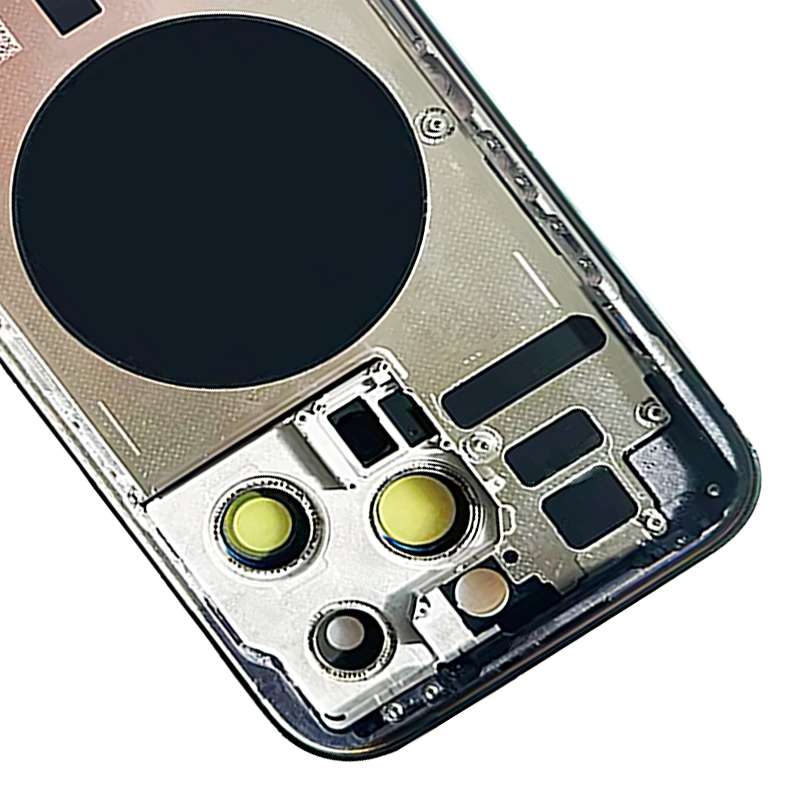 For iPhone 14 Pro Battery Back Cover with Side Keys & Card Tray, Version:US Version(Purple)