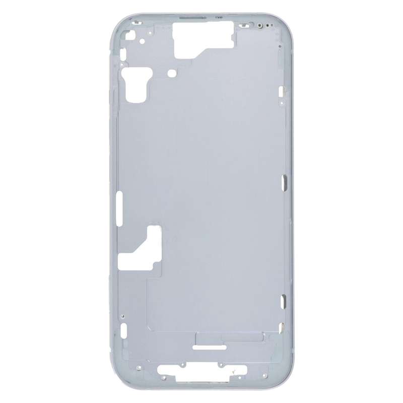 For iPhone 15 Middle Frame Bezel Plate with Side Keys + Card Tray, Version:China Version(Blue)