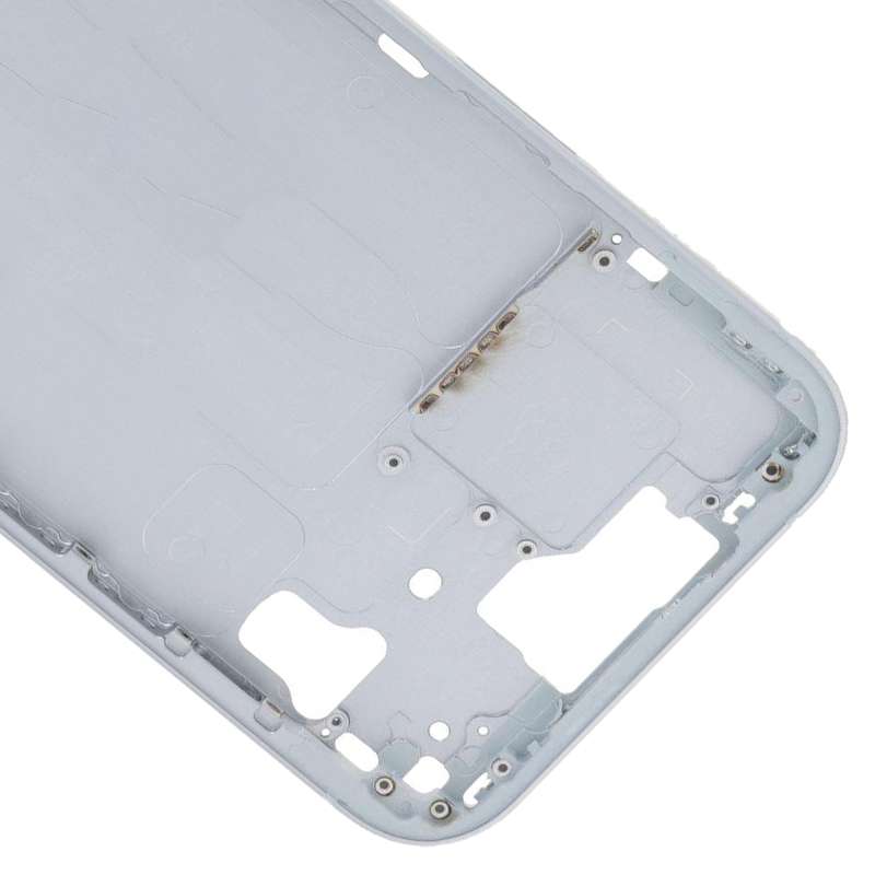 For iPhone 15 Middle Frame Bezel Plate with Side Keys + Card Tray, Version:China Version(Blue)
