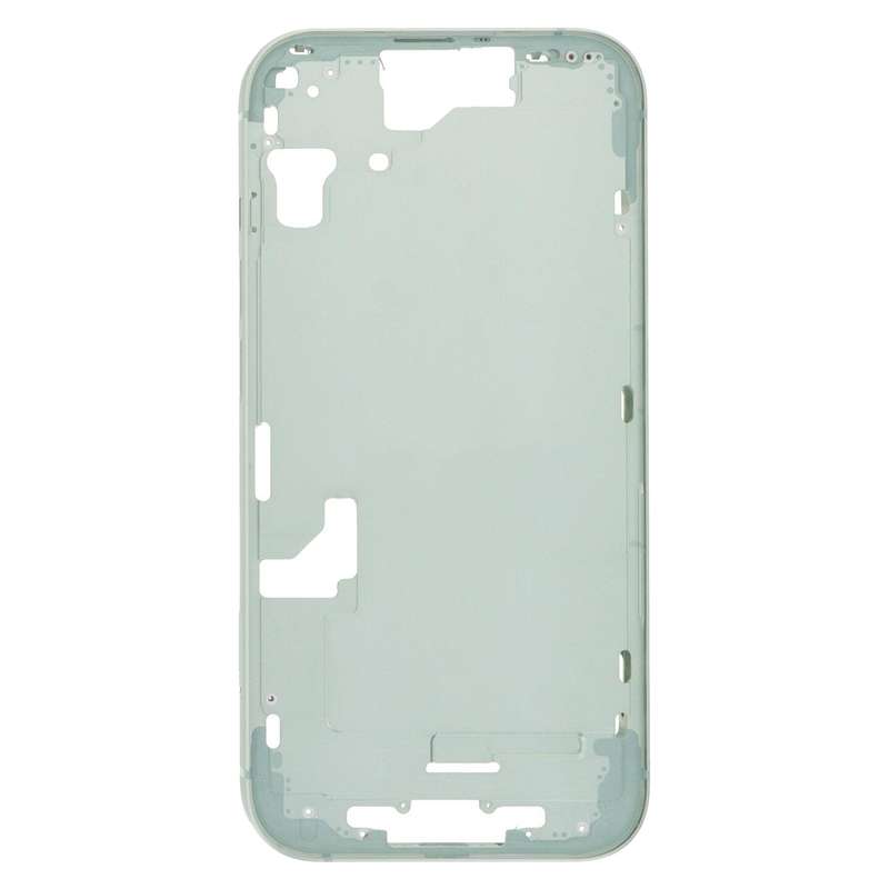 For iPhone 15 Middle Frame Bezel Plate with Side Keys + Card Tray, Version:CE EU Version(Green)