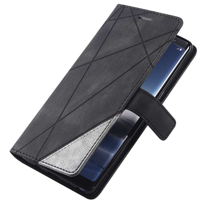 For Samsung Galaxy Note 8 Skin Feel Splicing Horizontal Flip Leather Case with Holder & Card Slots &