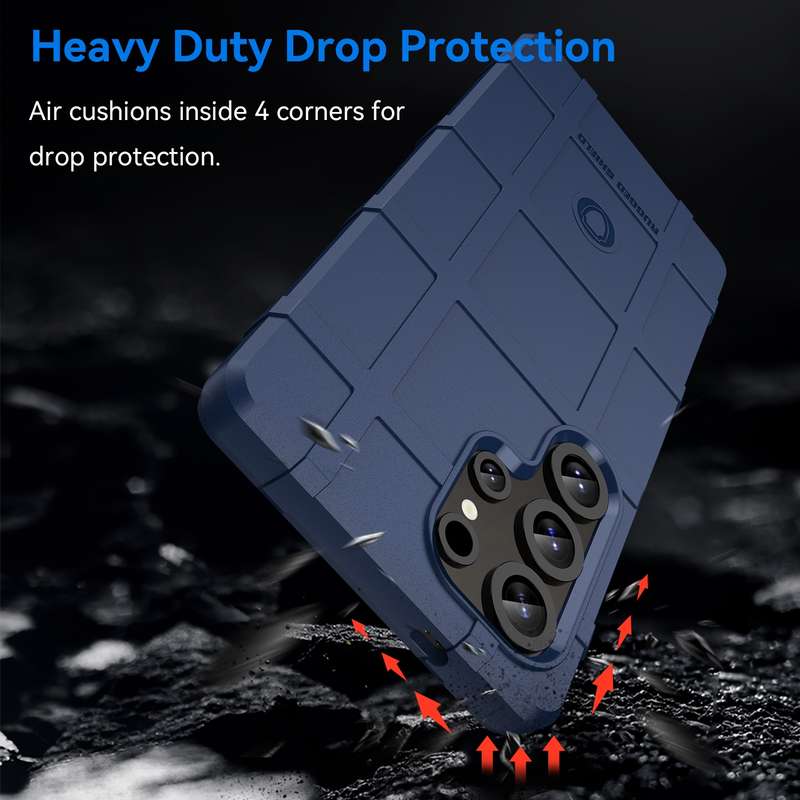 For Samsung Galaxy S25 Ultra 5G Full Coverage Shockproof TPU Phone Case(Black)