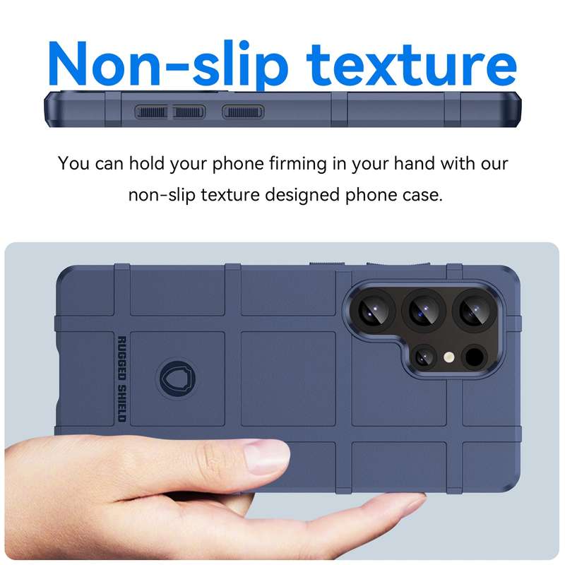 For Samsung Galaxy S25 Ultra 5G Full Coverage Shockproof TPU Phone Case(Black)
