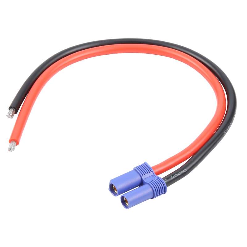 EC5 Female Connector Cable Car Power Emergency Start Silicone Soft Cable, Length:30cm