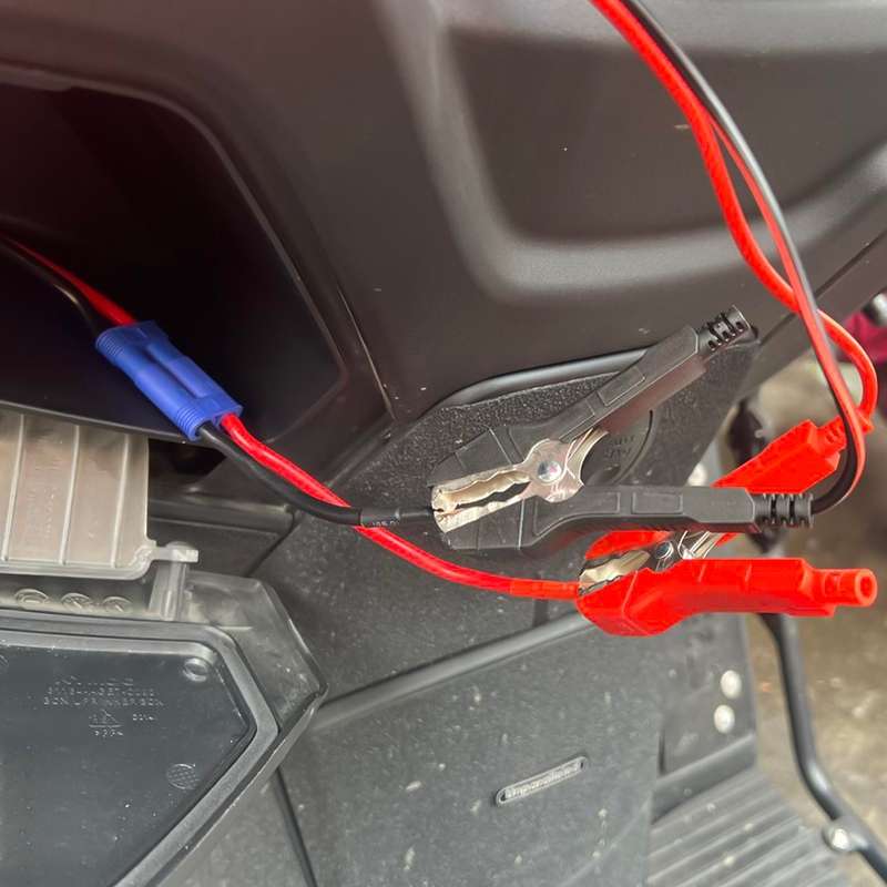 EC5 Female Connector Cable Car Power Emergency Start Silicone Soft Cable, Length:30cm