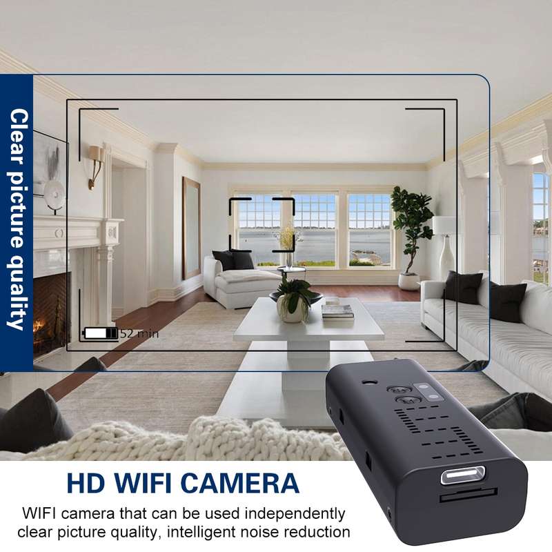 WK13 720P Smart Remote Wifi Camera Supports Infrared Night Vision(Black)